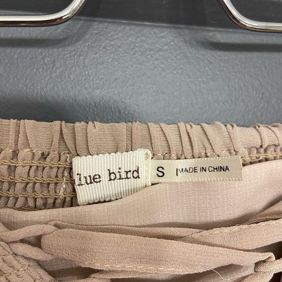 Brand New - Blue Bird Long Flowy Skirt - Small - Beige/Tan - Picture 3 of 3